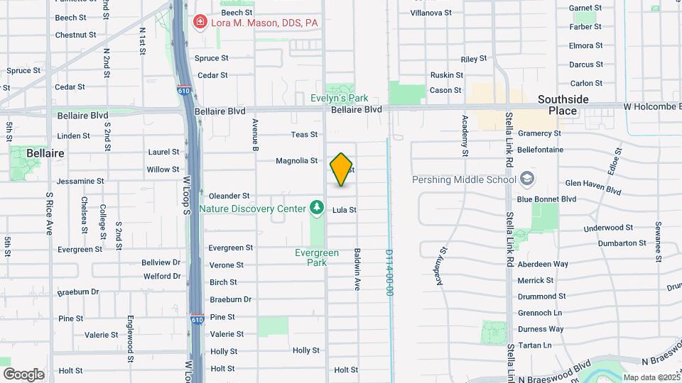 4434 Oleander St Map and Location Details