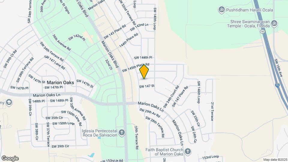 2850 SW 146th Pl Rd Map and Location Details