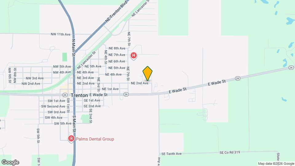 1021 NE 2nd Ave Map and Location Details