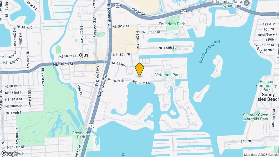 2801 NE 183rd St, Unit 1514W Map and Location Details