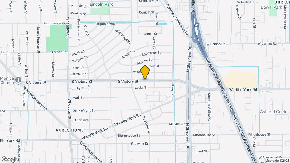 837 S Victory Dr Map and Location Details