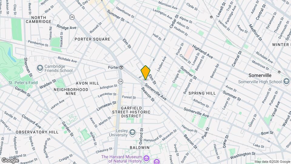 755 Somerville Ave Map and Location Details