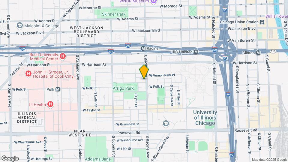 1206-1208 W Lexington St Map and Location Details