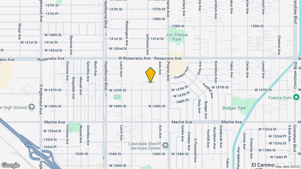 14605 Osage Ave Mapa y Detalles de la Ubicación