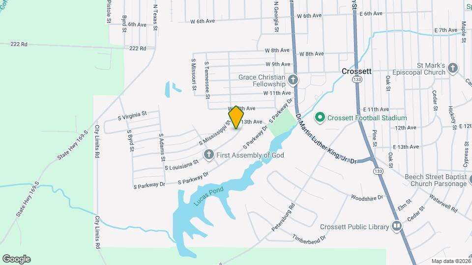 1306 S Louisiana St Map and Location Details