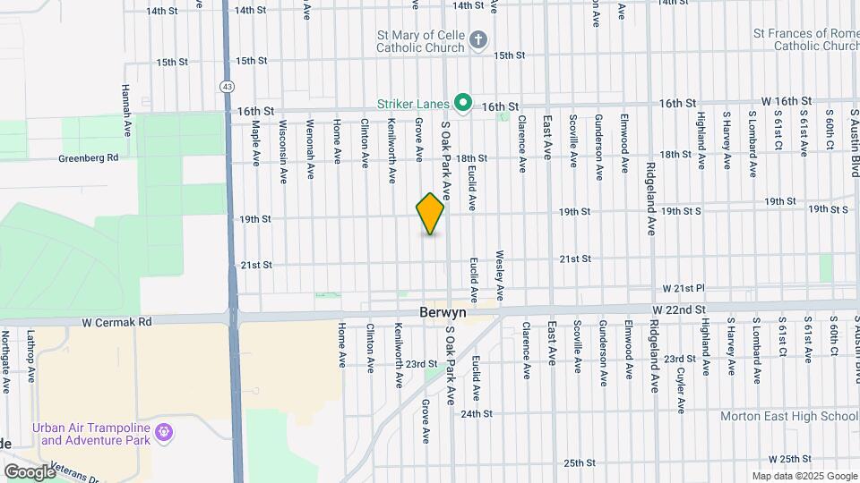 1917 Grove Ave Map and Location Details