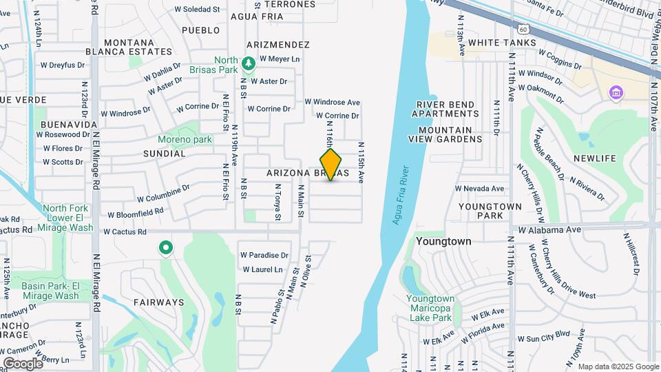 11549 W Columbine Dr Map and Location Details