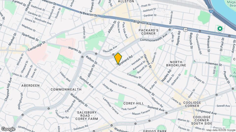 89 Brainerd Rd Map and Location Details