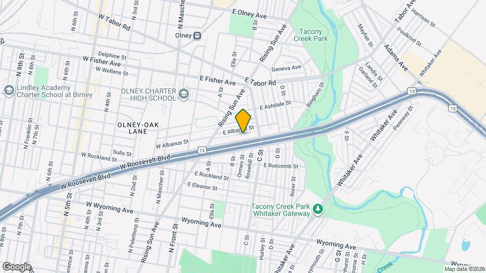 321 E Roosevelt Blvd Map and Location Details