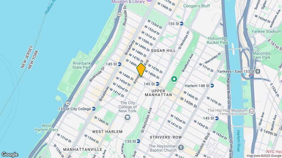 468 W 145th St Map and Location Details