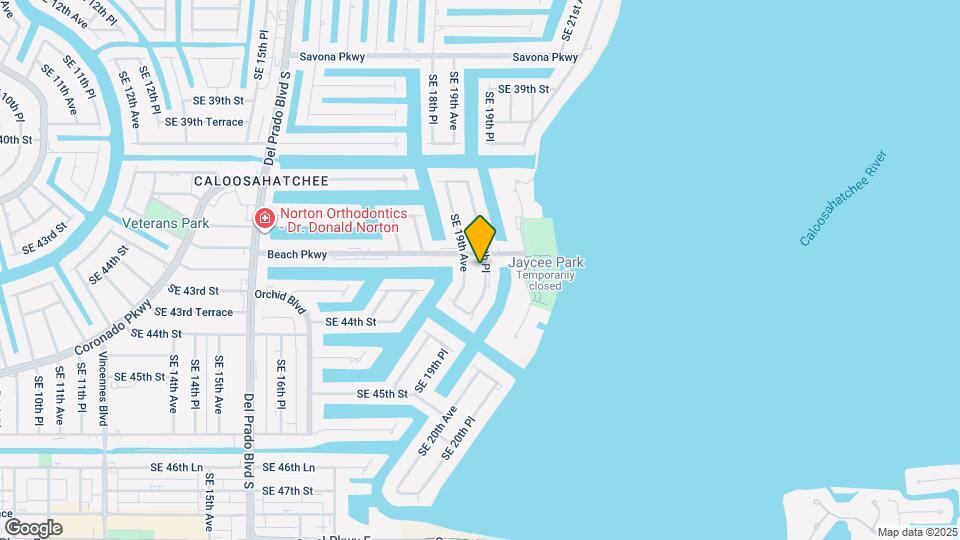4208 SE 19th Pl Map and Location Details