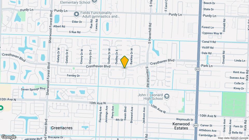2805 Crosley Dr E Map and Location Details