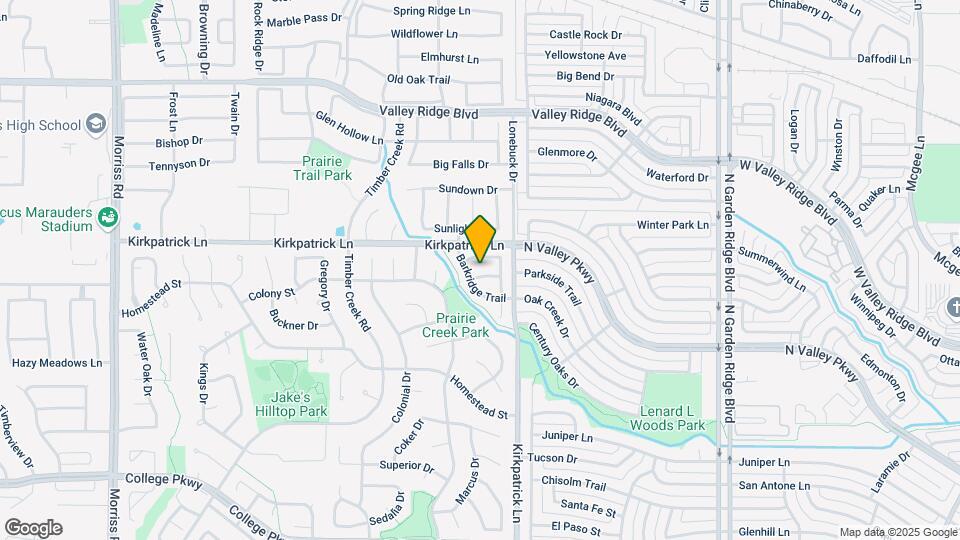 1208 Shamrock Dr Map and Location Details