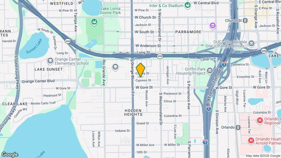 1221 cypress st Map and Location Details