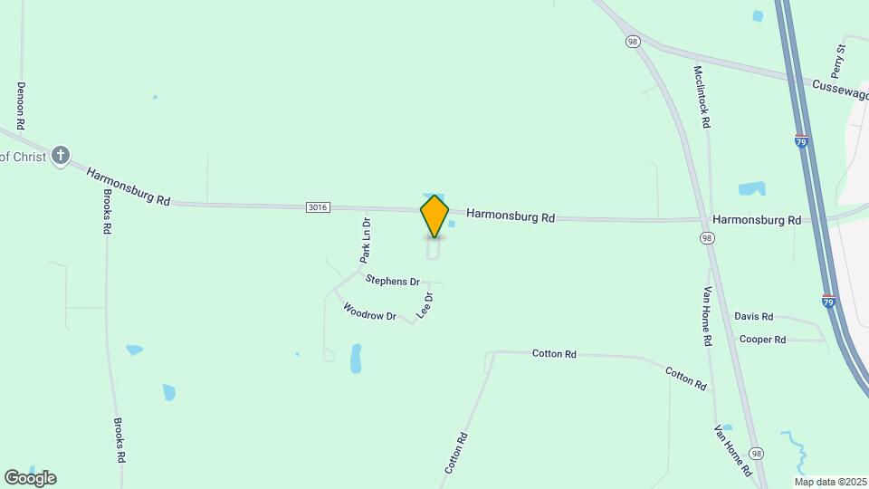 16097 Harmonsburg Rd Map and Location Details