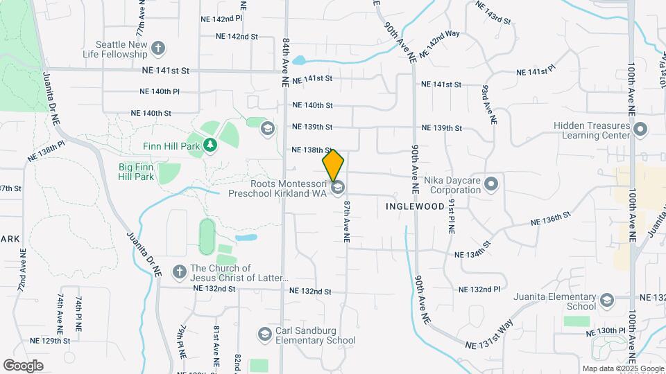 8618 NE 137th St Map and Location Details