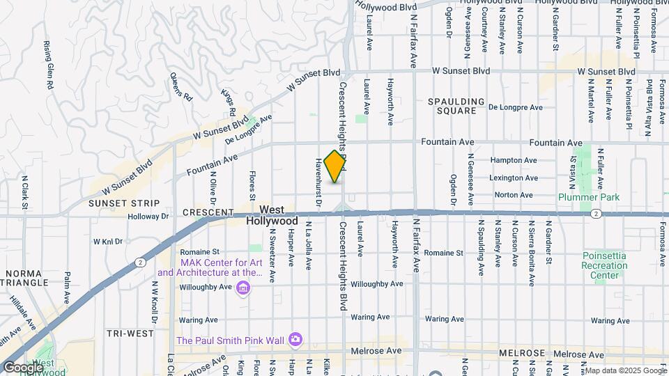 8115 Norton Ave Map and Location Details