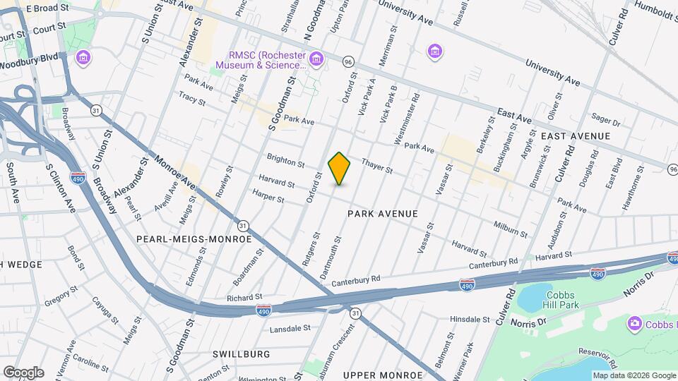 120 Rutgers St, Unit Apt 2 Map and Location Details