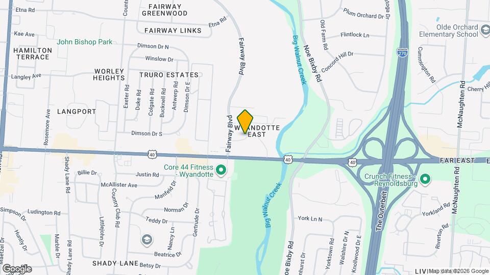 Big Walnut Apartments Map and Location Details