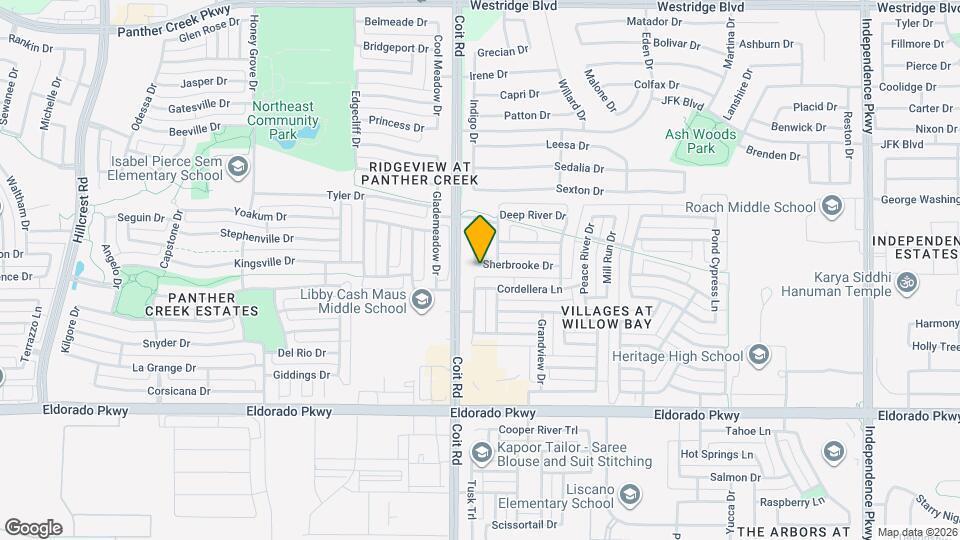 12813 Sherbrooke Dr Map and Location Details