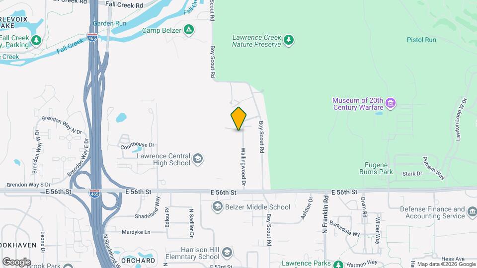 5750 Wallingwood Dr Mapa y Detalles de la Ubicación