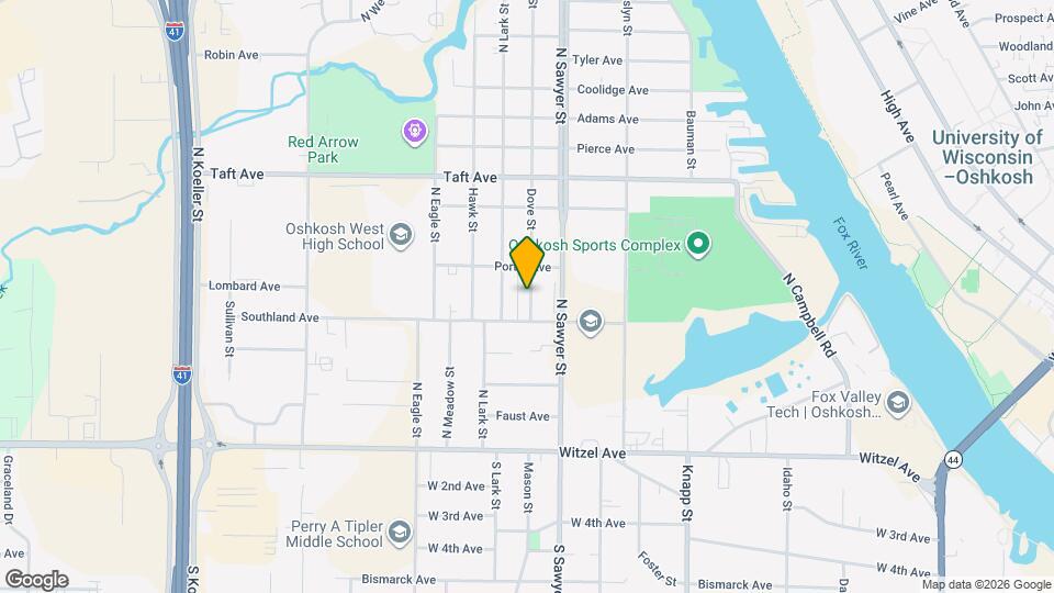 325 Dove St Map and Location Details