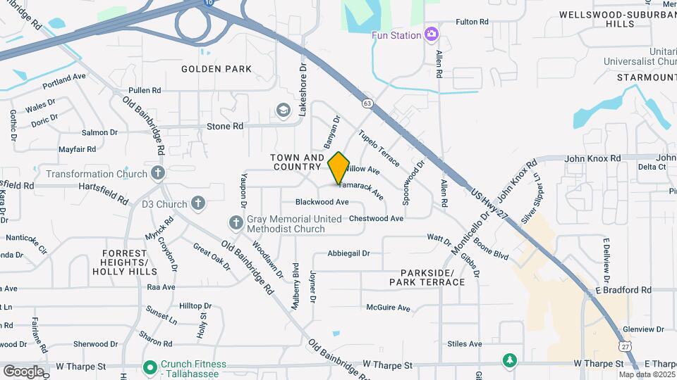 913 Tamarack Ave Map and Location Details