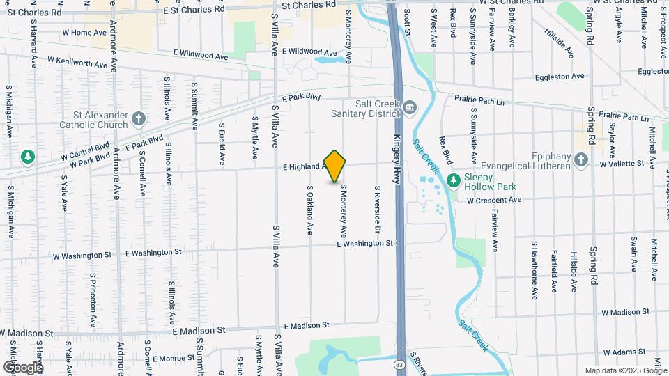 430 S Monterey Ave Map and Location Details
