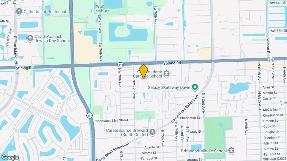 3907 NW 76th Terrace Map and Location Details