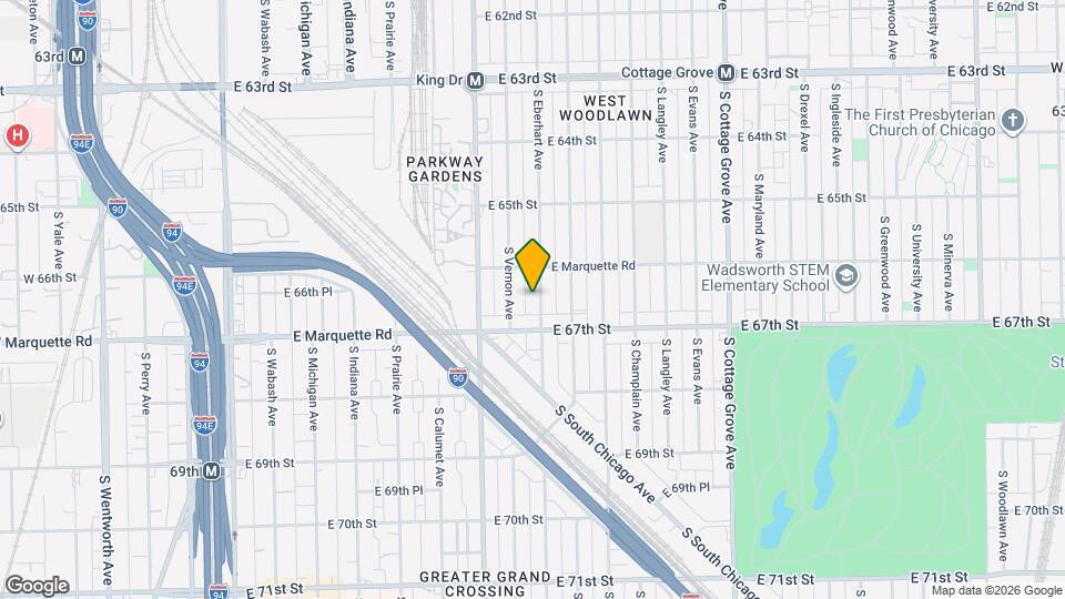6030 S Eberhart Ave Map and Location Details