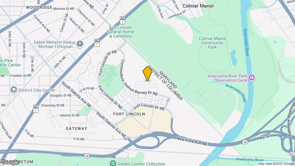 3702 Jamison St NE Map and Location Details