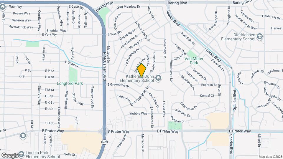 968 Rio Vista Dr Map and Location Details