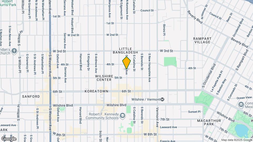 455 S Kenmore Ave Map and Location Details