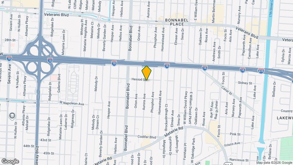 453 Aurora Ave Map and Location Details