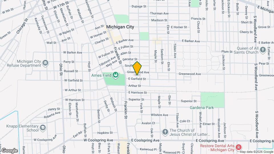 126 E Garfield St Map and Location Details