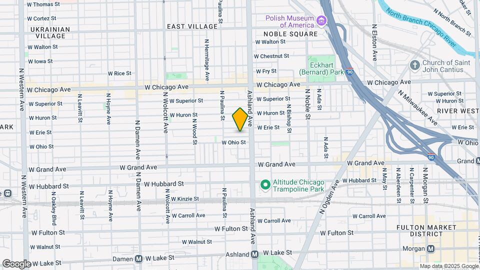 1622 W Ontario St Map and Location Details