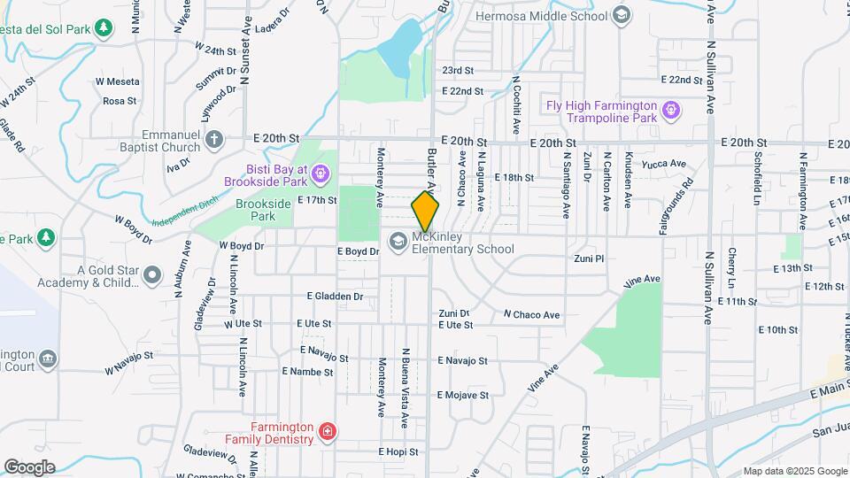 1237 N Butler Ave Map and Location Details