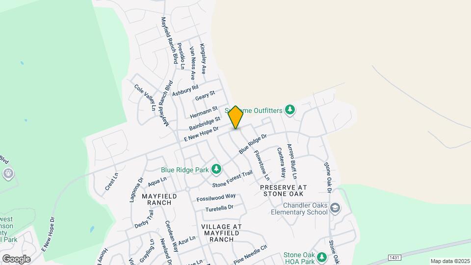 3667 Spring Canyon Trail Map and Location Details