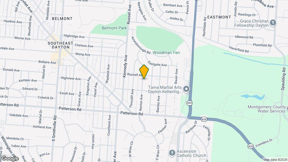 1516 Norton Ave Mapa y Detalles de la Ubicación