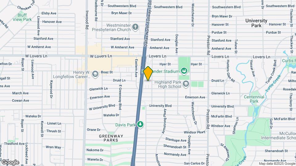 Parke at UP Map and Location Details