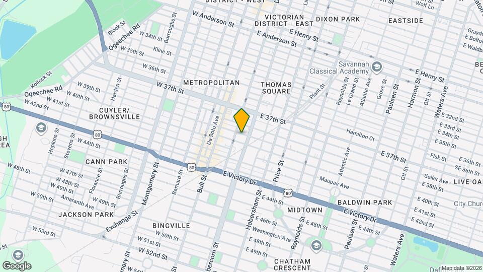 111 E 39th St Mapa y Detalles de la Ubicación