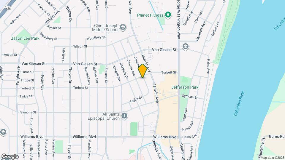 1431 Johnston Ave Map and Location Details