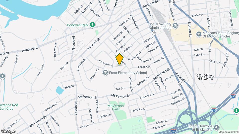 45 Beresford St Map and Location Details