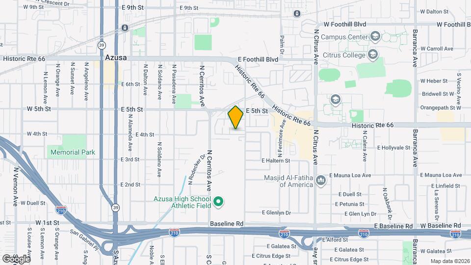 608 E Matchwood Pl Map and Location Details