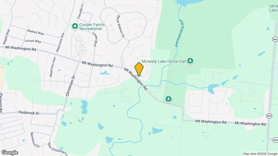 11926 Washington Green Rd Mapa y Detalles de la Ubicación