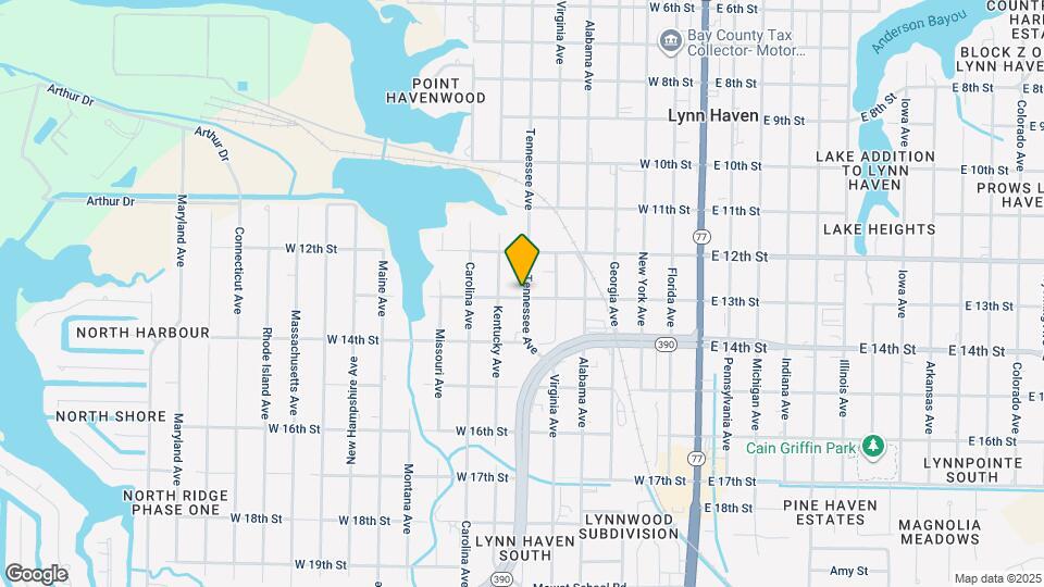 1220 Tennessee Ave Map and Location Details