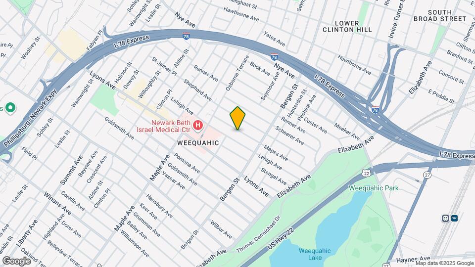 142 Mapes Ave Mapa y Detalles de la Ubicación