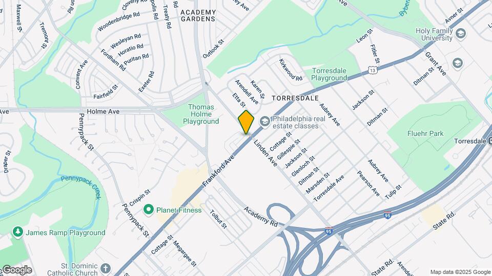9192 Frankford Ave, Unit 2 Map and Location Details