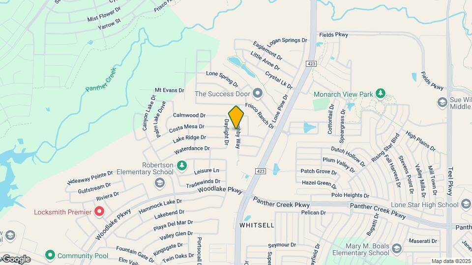 1456 Willoughby Way Map and Location Details