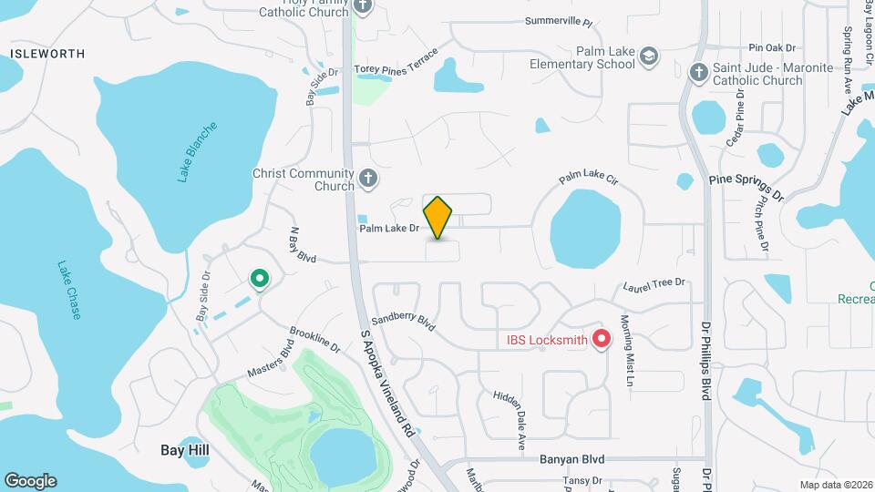 8629 Great Cove Dr Map and Location Details